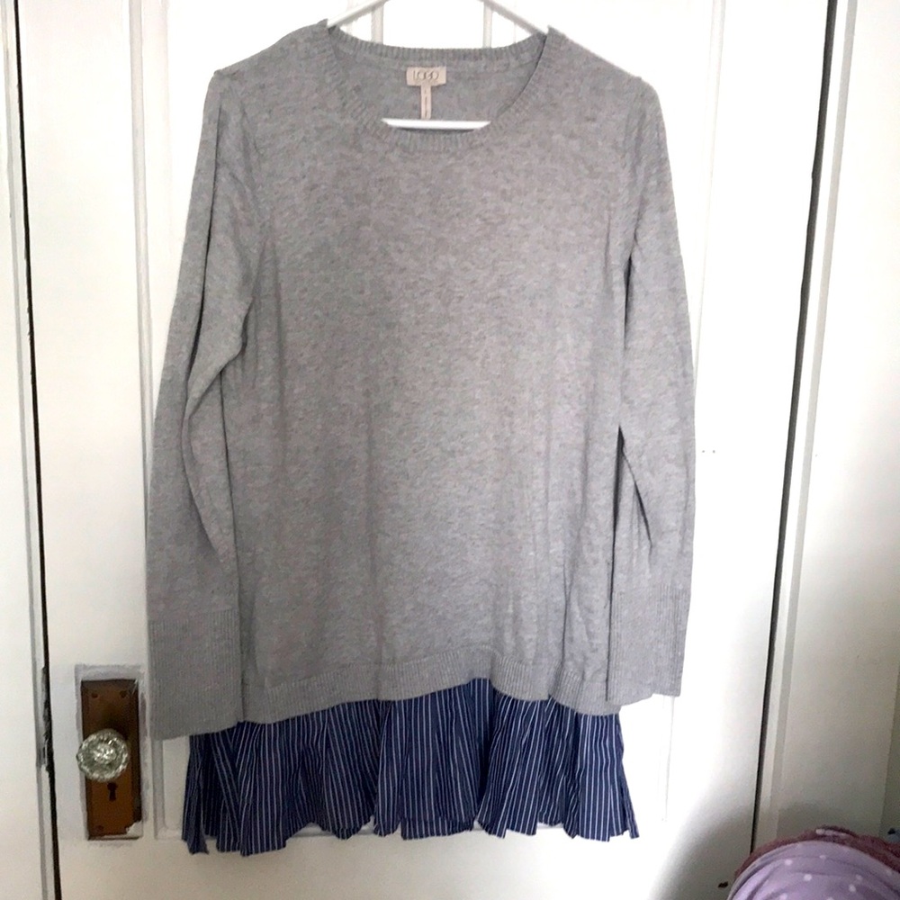 LOGO by Lori Goldstein LS Tunic L